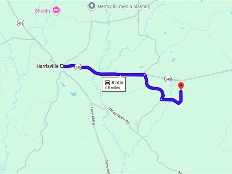 61 Acres in Simpson County in Harri : Harrisville : Simpson County : Mississippi
