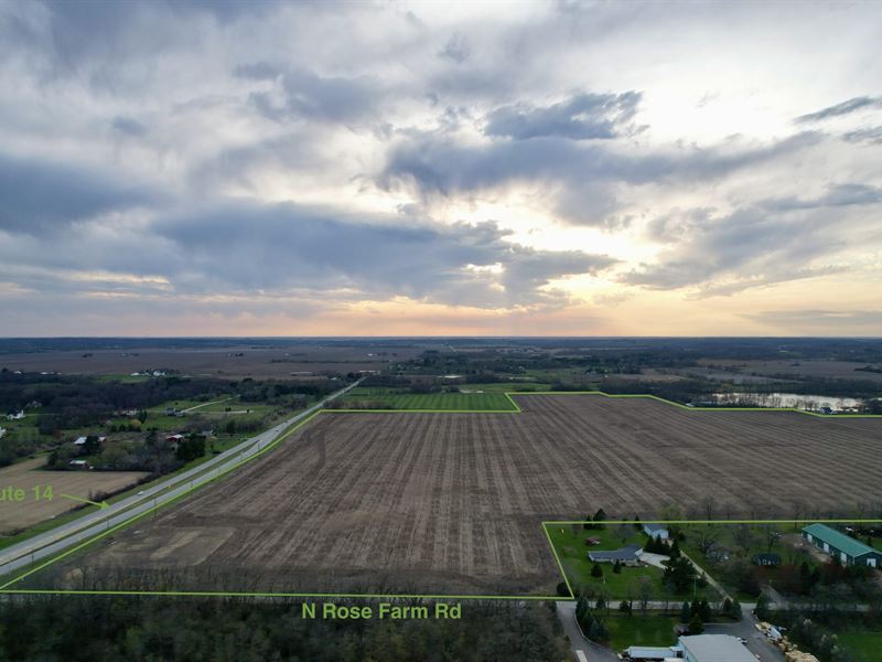 Rte 14 and N Rose Farm Tillable : Woodstock : McHenry County : Illinois