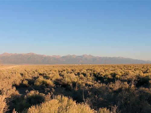 High Desert, Mountain Views on 40 : Saguache : Colorado
