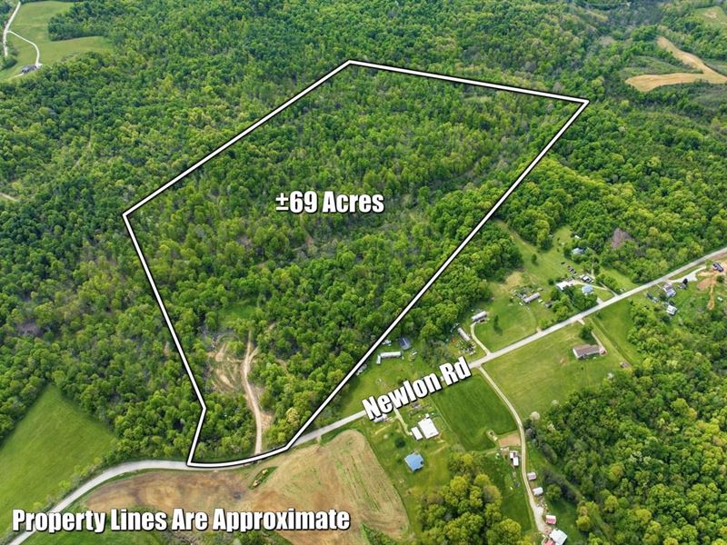 Newlon Rd, 69 Acres : Malta : Morgan County : Ohio