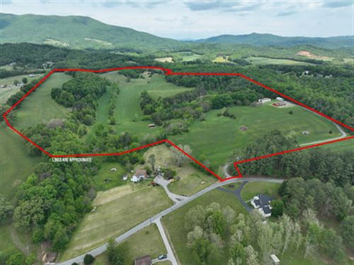 Boones Mill 116 Acre Farm, Views : Boones Mill : Franklin County : Virginia