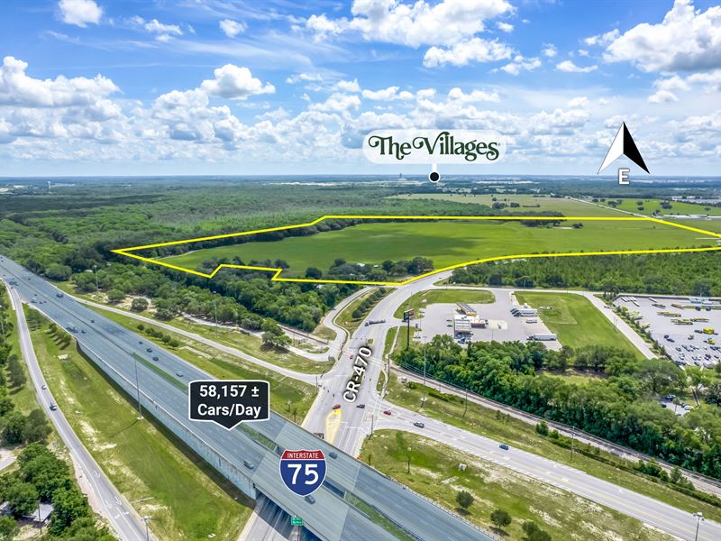 Cr-470 and I-75 Land Investment : Lake Panasoffkee : Sumter County : Florida