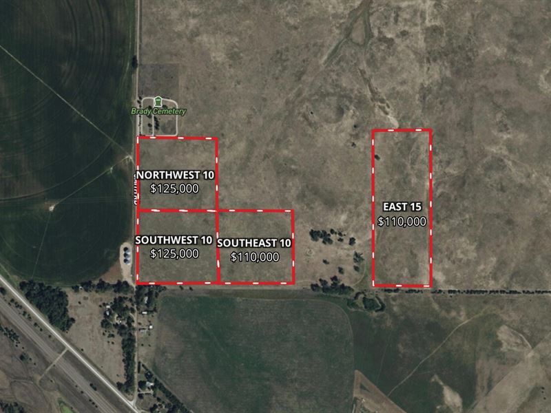 Brady Acreage Lots-East Lot : Brady : Lincoln County : Nebraska